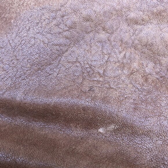 STELLA & DOT Leather Chain Crossbody Purse Brown Bag Zipper Womens - Picture 4 of 13